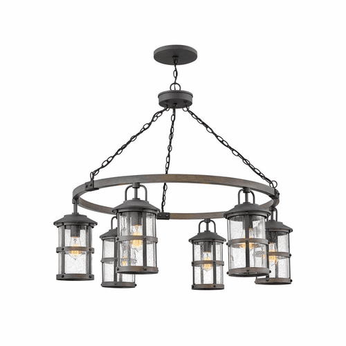 Hinkley Lakehouse Outdoor Medium Single Tier - Aged Zinc - 2689DZ-LL