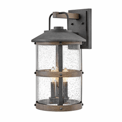 Hinkley Lakehouse Outdoor Wall Mount - Aged Zinc - 2685DZ
