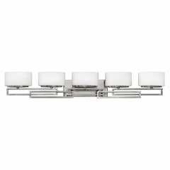 Hinkley Lanza 5-LT Bath Light - Antique Nickel - 5105AN-LED