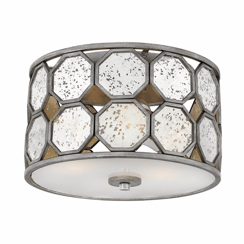 Hinkley Lara Flush Mount - Brushed Silver - 3563BV
