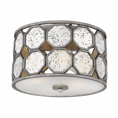 Hinkley Lara Flush Mount - Brushed Silver - 3563BV