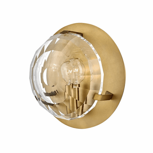 Hinkley Leo Single Light Wall Sconce - Heritage Brass - 35690HB