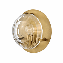 Hinkley Leo Single Light Wall Sconce - Heritage Brass - 35690HB