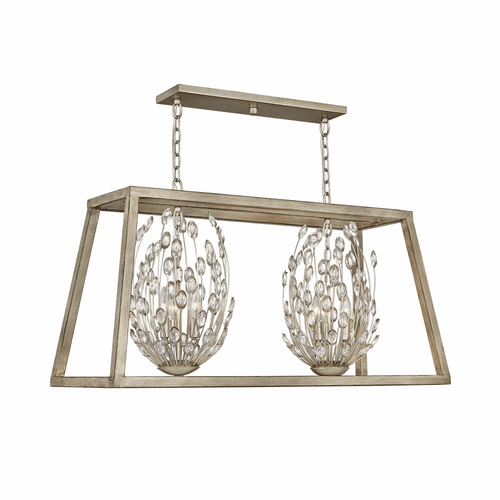 Hinkley Loren Chandelier - Silver Leaf - 3188SL