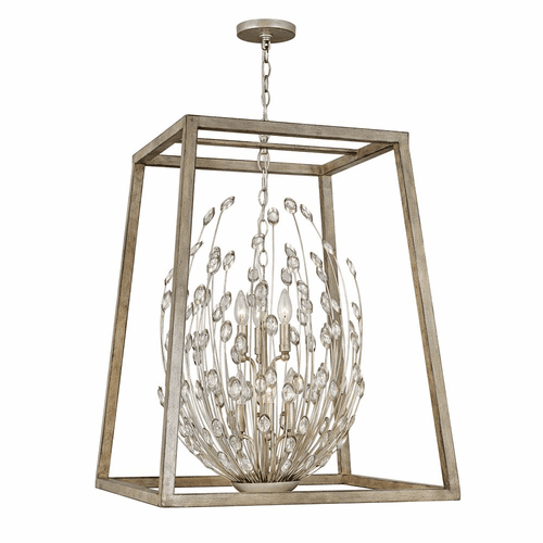 Hinkley Loren Foyer Light - Silver Leaf - 3186SL