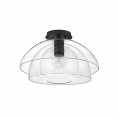 Hinkley Lotus Medium Semi-Flush Mount - Black - 39061BLK