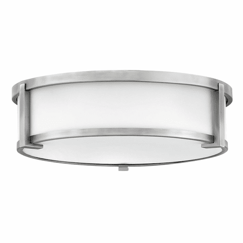 Hinkley Lowell Flush Mount - Antique Nickel - 3243AN