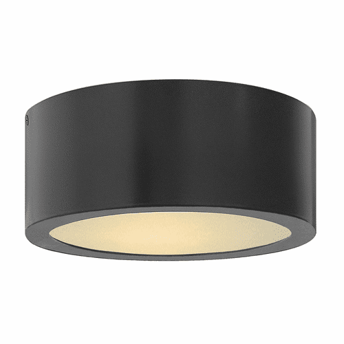 Hinkley Luna Outdoor Flush Mount - Satin Black - 1665SK
