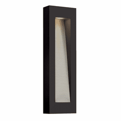 Hinkley Luna Outdoor Medium Wall Mount - Satin Black - 1669SK-LED Hinkley Luna Outdoor Medium Wall Mount - Satin Black - 1669SK-LED