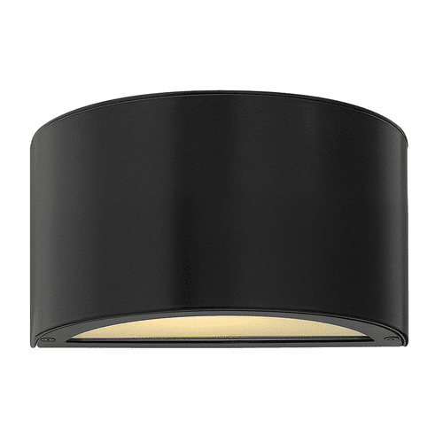 Hinkley Luna Outdoor Small Wall Mount - Satin Black - 1661SK