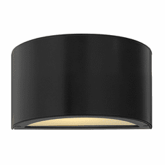 Hinkley Luna Outdoor Small Wall Mount - Satin Black - 1662SK Hinkley Luna Outdoor Small Wall Mount - Satin Black - 1662SK