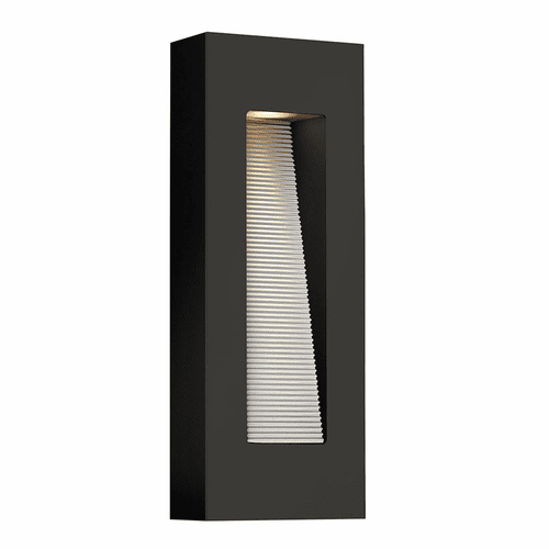 Hinkley Luna Outdoor Small Wall Mount - Satin Black - 1668SK-LED