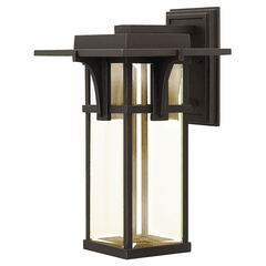 Hinkley Manhattan Outdoor Large Wall Mount - Oil Rubbed Bronze - 2325OZ-LED