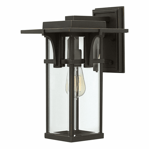 Hinkley Manhattan Outdoor Medium Wall Mount - Oil Rubbed Bronze - 2324OZ