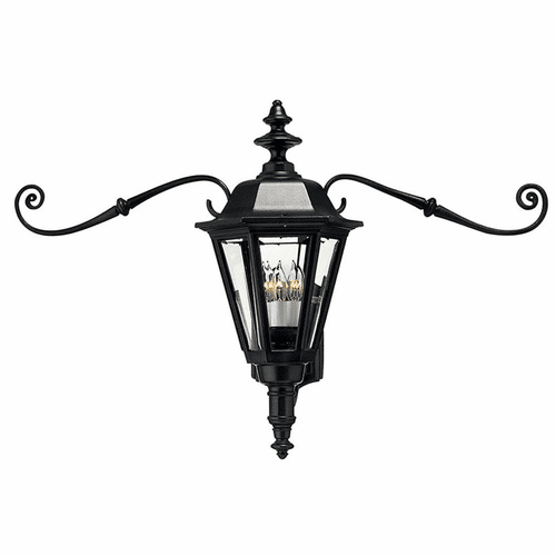 Hinkley Manor House Outdoor Medium Wall Mount - Black - 1445BK