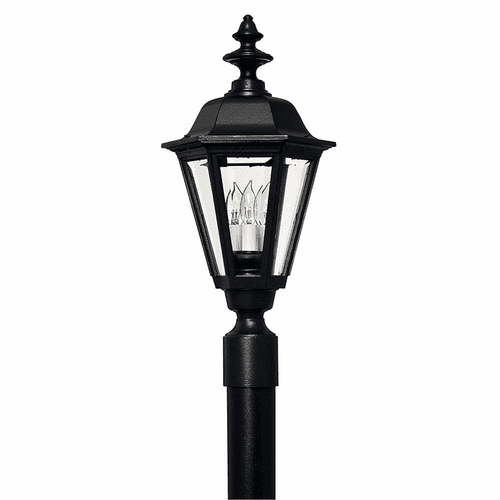Hinkley Manor House Outdoor Post Top/ Pier Mount - Black - 1441BK
