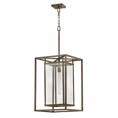 Hinkley Max 1-LT Large Hanging Lantern - Burnished Bronze - 2592BU-LL