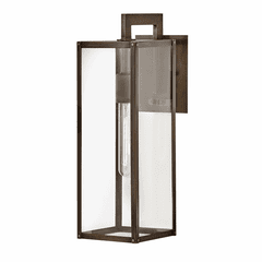 Hinkley Max Medium Outdoor Wall Mount Lantern - Burnished Bronze - 2594BU
