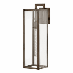 Hinkley Max Outdoor Large Wall Mount Lantern - Burnished Bronze - 2595BU-LL