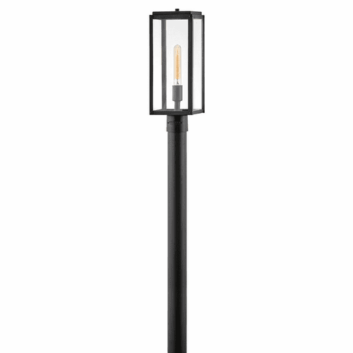 Hinkley Max Outdoor Medium Post Top or Pier Mount Lantern - Black - 2591BK