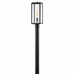 Hinkley Max Outdoor Medium Post Top or Pier Mount Lantern - Black - 2591BK