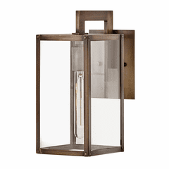 Hinkley Max Outdoor Small Wall Mount Lantern - Burnished Bronze - 2590BU-LL