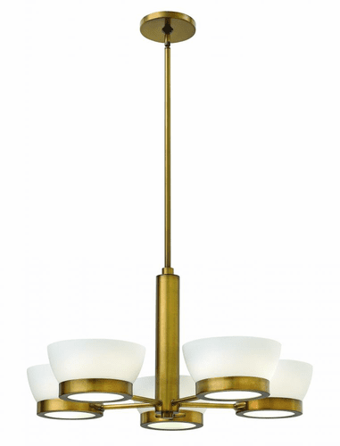 Hinkley Mercer Chandelier in Steel Finish - 3655HB