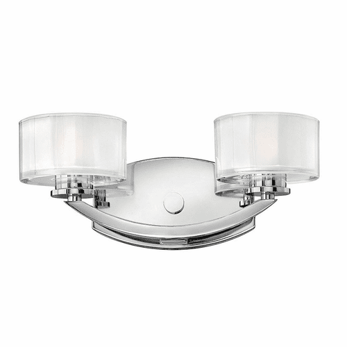 Hinkley Meridian 2-LT Bath Light - Chrome - 5592CM
