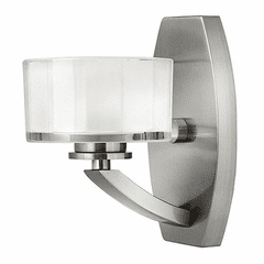 Hinkley Meridian Bathroom Wall Sconce - Brushed Nickel - 5590BN-LED
