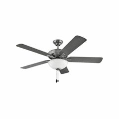 Hinkley Metro Illuminated 52" Ceiling Fan - Brushed Nickel - 903352FBN-LIA