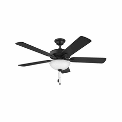 Hinkley Metro Illuminated 52" Ceiling Fan - Matte Black - 903352FMB-LIA