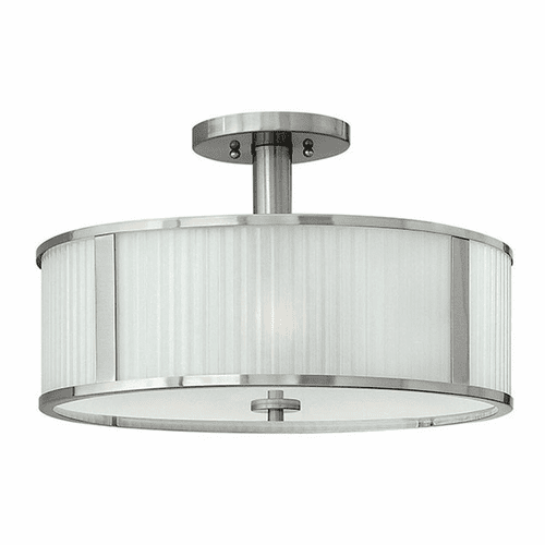 Hinkley Midtown Semi-Flush Mount - Brushed Nickel - 4971BN
