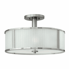 Hinkley Midtown Semi-Flush Mount - Brushed Nickel - 4971BN