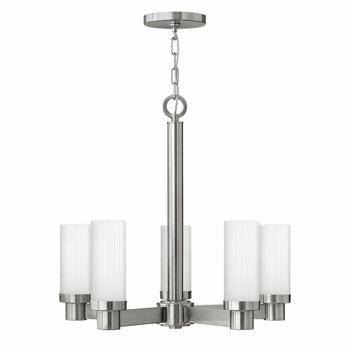 Hinkley Midtown Single Tier Chandelier - Brushed Nickel - 4975BN