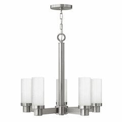 Hinkley Midtown Single Tier Chandelier - Brushed Nickel - 4975BN