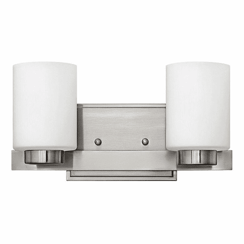 Hinkley Miley 2-LT Bath Light - Brushed Nickel - 5052BN