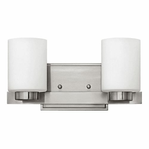 Hinkley Miley 2-LT Bath Light - Brushed Nickel - 5052BN-LED