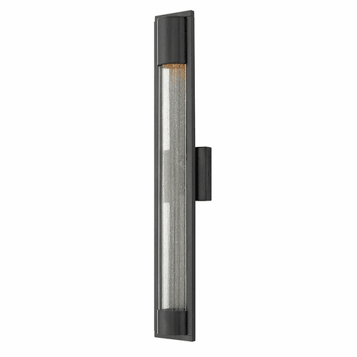 Hinkley Mist Outdoor Large Wall Mount - Satin Black - 1225SK