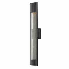 Hinkley Mist Outdoor Large Wall Mount - Satin Black - 1225SK