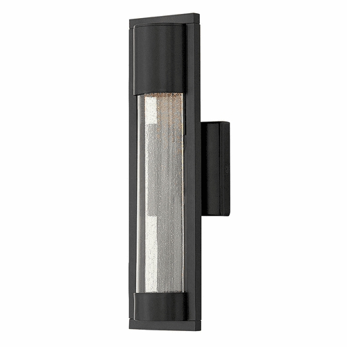 Hinkley Mist Outdoor Small Wall Mount - Satin Black - 1220SK