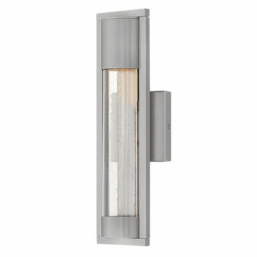 Hinkley Mist Outdoor Small Wall Mount - Titanium - 1220TT