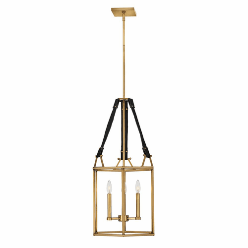 Hinkley Monroe Chandelier - Heritage Brass - 34204HBR