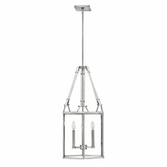 Hinkley Monroe Chandelier - Polished Nickel - 34204PNI