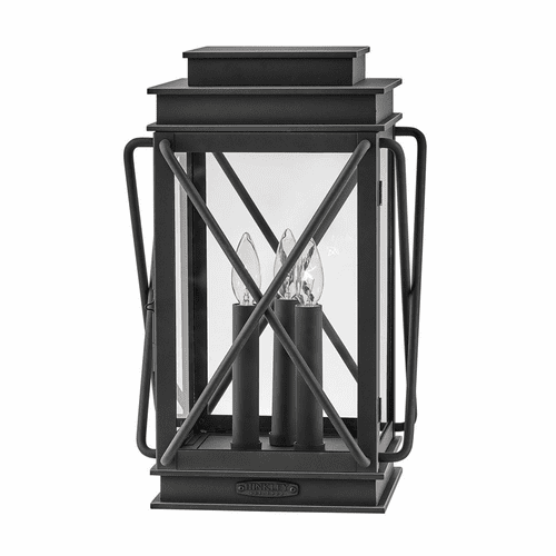 Hinkley Montecito Medium Pier Mount Lantern - Museum Black - 11197MB