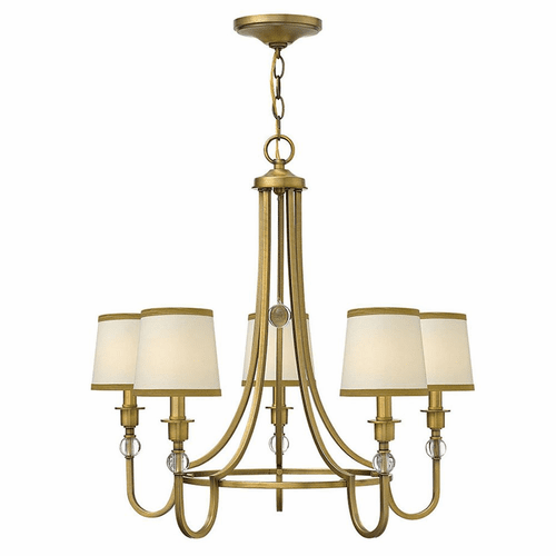 Hinkley Morgan Single Tier Chandelier - Brushed Bronze - 4875BR