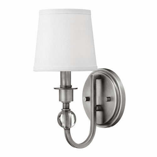 Hinkley Morgan Wall Sconce - Antique Nickel - 4870AN
