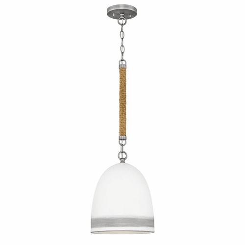 Hinkley Nash Pendant - Antique Nickel with Grey Stripe - 3364AN-GR