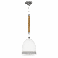 Hinkley Nash Pendant - Antique Nickel with Grey Stripe - 3364AN-GR