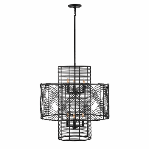 Hinkley Nikko Medium Multi Tier Chandelier - Black - 41065BLK