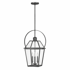 Hinkley Nouvelle Outdoor Hanging Light - Blackened Brass - 2772BLB Hinkley Nouvelle Outdoor Hanging Light - Blackened Brass - 2772BLB